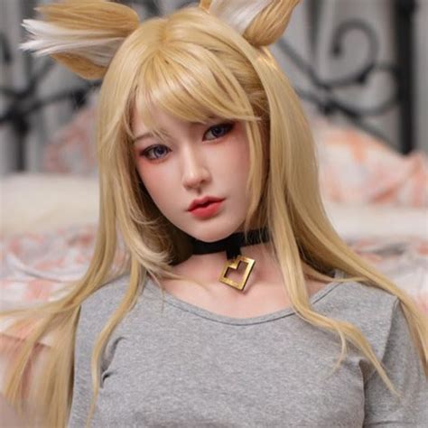 Realistic Women Face Silicone Sex Dolls Head For Sexy Female Body Sex Doll Life Size