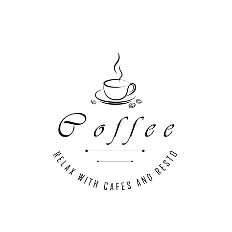 Coffee Cafe And Resto Logo 12506092 Vector Art At Vecteezy