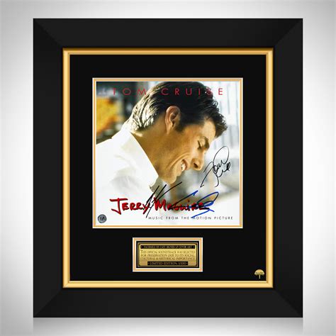 Jerry Maguire Soundtrack LP Cover Limited Signature Edition Custom Frame | RARE-T