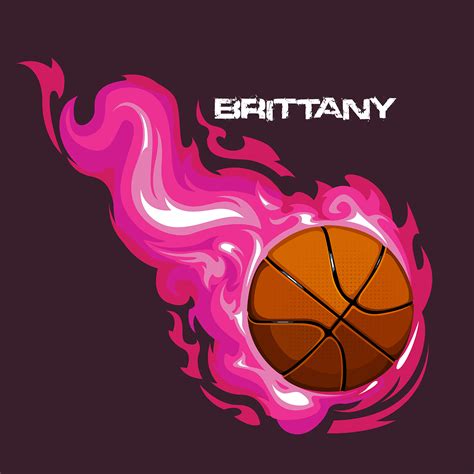 Girls Basketball Themed Bedding Set with Pink Flames and ...