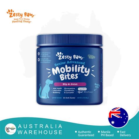 Zesty Paw Hip And Joint Senior Advanced Mobility Bites Chicken Flavour