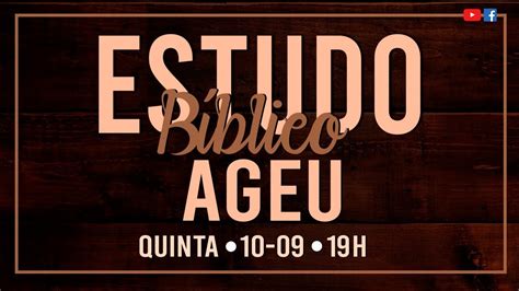 ESTUDO BÍBLICO 5 Livro do Profeta Ageu Estudo Biblico para o seu