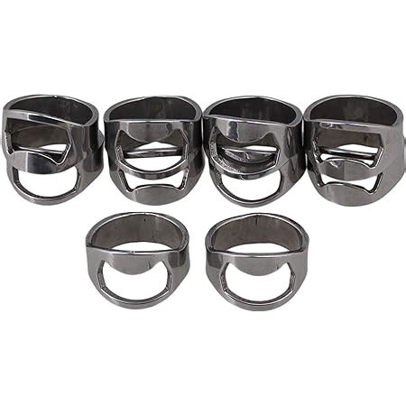 Amazon 10 Pieces Ring Bottle Opener Stainless Steel Beer Bottle