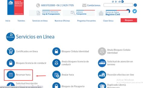 Pedir Hora Registro Civil Trámites Reserva hora