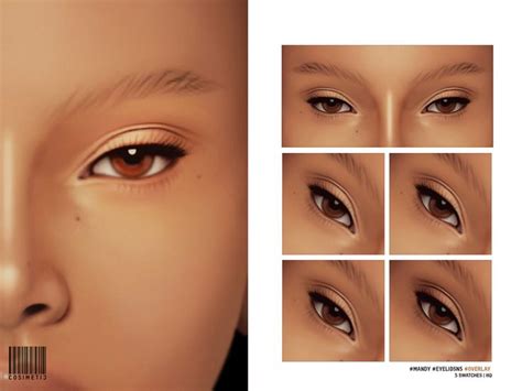 Cosimetic S Mandy Eyelids Overlay Version N In Sims Cc