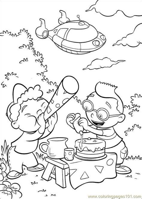 Johnny And The Sprites Coloring Page Coloring Pages