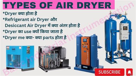 Types Of Air Dryer Working Principle Dryer Airdryer Compressor