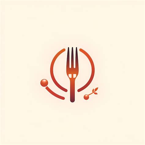 premium photo fork vector logo design
