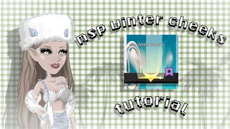 Msp Winter Cheeks Tutorial Youtube