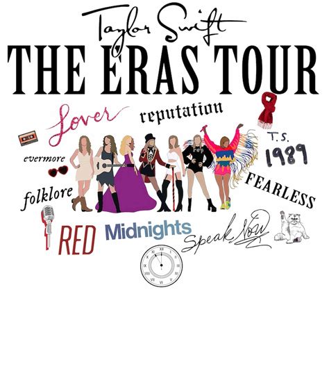 The Eras Tour Png Taylor Swift Eras Tour The Eras Tour Png Etsy