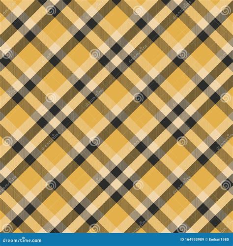 Tartan Yellow And Black Seamless Pattern Stock Illustration Illustration Of British Design