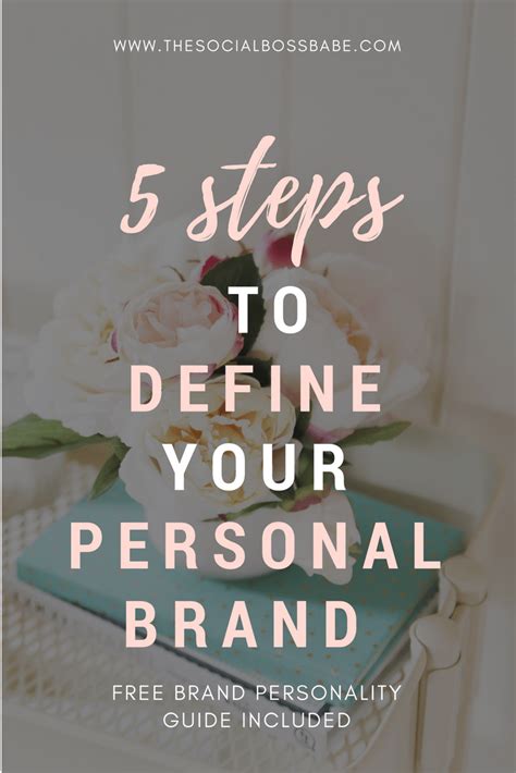 How To Define Your Personal Brand In 5 Easy Steps Branding Your