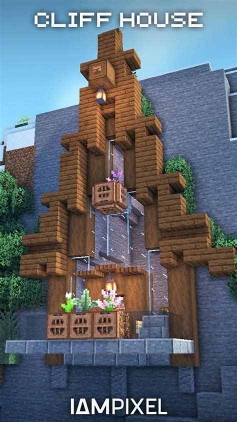 Minecraft Cliff Builds