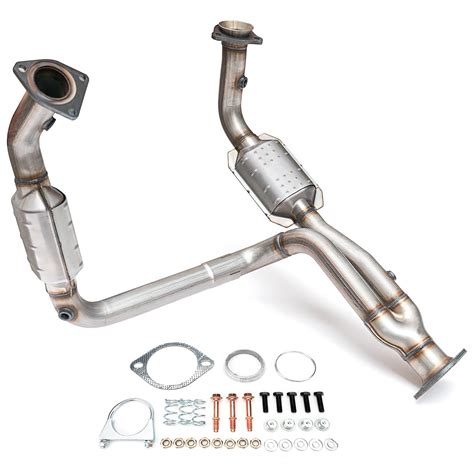 FOMIUZY High Flow Front Catalytic Converter Kit Direct Fit Chevy