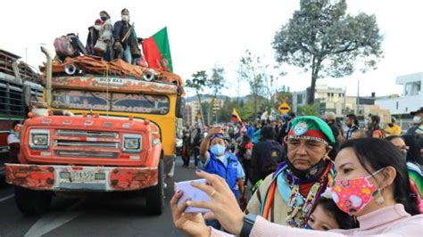 Marchas De Septiembre Minga Ind Gena Llega A Bogot Tras Llamado De