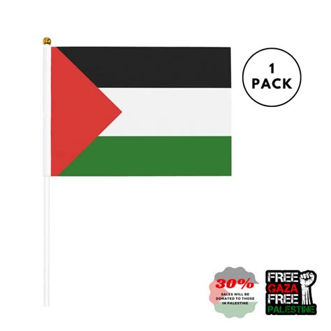 Small Palestine Handheld Flag Free Gaza Sydney