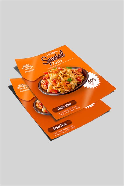 Pasta poster design ( Promotion ) - MasterBundles