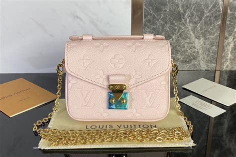 Louis Vuitton M81389 LV Micro Metis Bag On Pink Monogram Empreinte