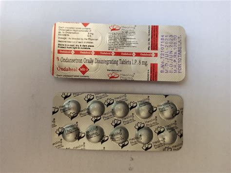 Ondansetron 8 Mg Tablets Ondaheal Md 8 At Rs 108strip ओंडनसेट्रॉन टॅब्लेट In Nagpur Id