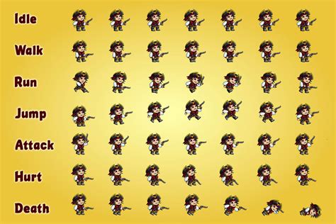 Free 2d Pirate Character Sprites