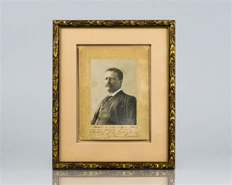 Theodore Roosevelt Signed Portrait Rare