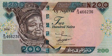 Nigeria P29a 200 Naira From 2000