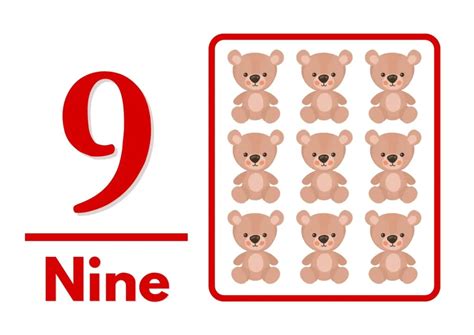 Number 9 Flashcard Printable With 15 Activities