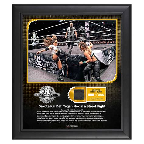 Dakota Kai NXT TakeOver Portland 15 x 17 Limited Edition Plaque | Pro ...