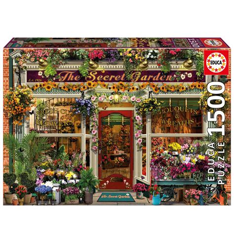 Puzzle Pi Ces Le Jardin Secret Educa Rue Des Puzzles