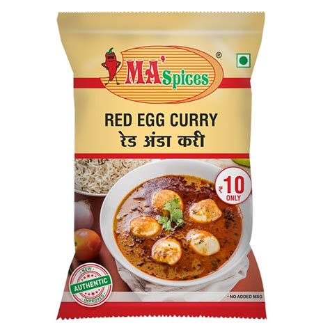 Red Egg Curry Masala Powder Packaging Size Required Gm At Rs