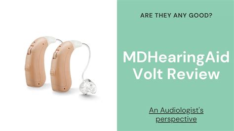 Md Hearing Aid Volt Review Rechargeable Hearing Aids Youtube