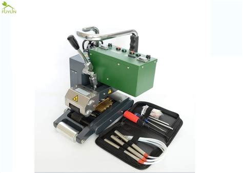 V W HDPE LDPE PVC Geomembrane Hot Wedge Welder For Artificial Lake