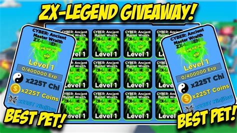 Ninja Legends Zx Legend Pet Giveaway Join For Op Pets Youtube