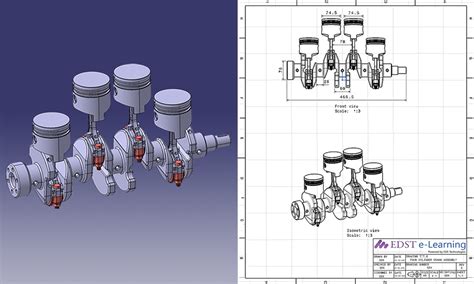 CATIA V5 Mechanical Design Engineer Bundle | Online Course | EDST e-Learning