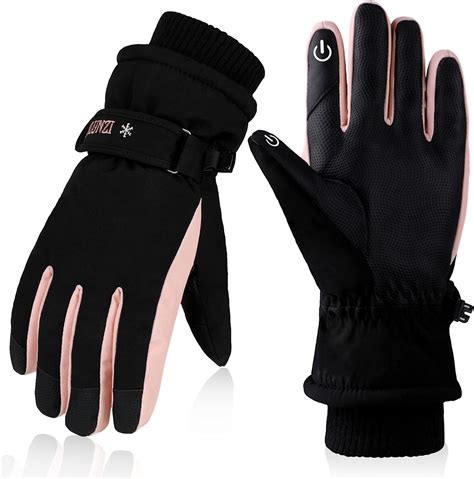 Anjetan Winter Damen SkihandschuheTouchscreen Winterhandschuhe Warm