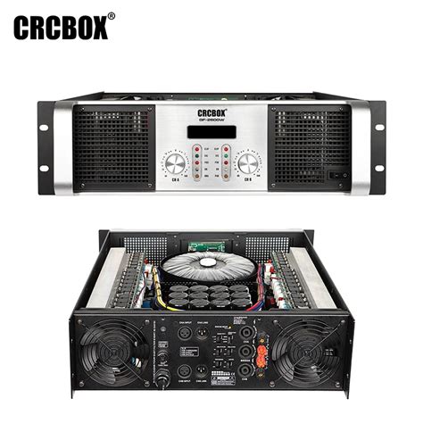 2600W Professional Power Amplifier Smpssubwoofer Amplifier China