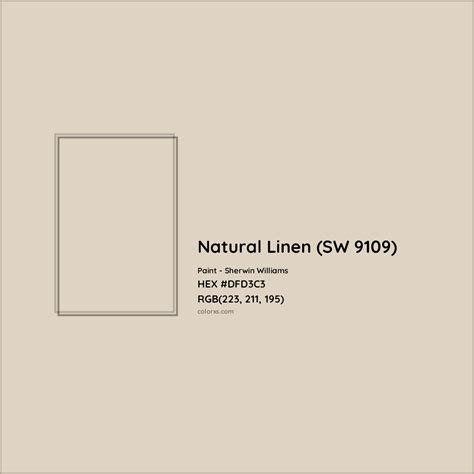 Sherwin Williams Natural Linen SW 9109 Paint Color Codes Similar