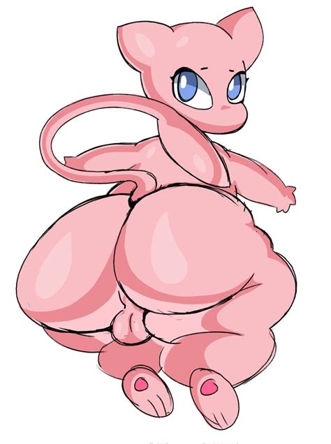 Rule 34 Big Ass Bubble Butt Dork Boi Huge Ass Lewd Dorky Male Mew Pokémon Species Pokemon