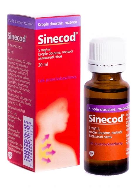 Sinecod 5 Mg Ml Krople Doustne Na Kaszel 20 Ml 13615573259 Allegro Pl