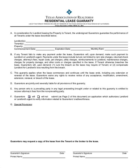 Free Sample Residential Lease Forms In Pdf Ms Word