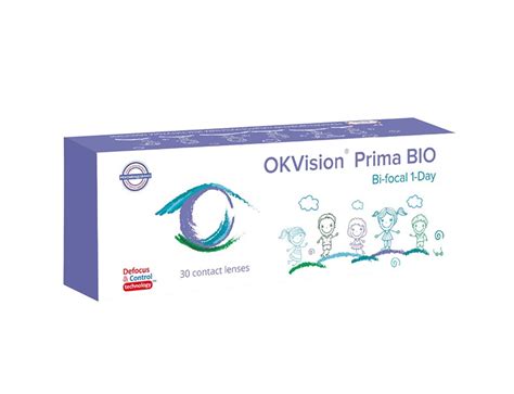 Детские контактные линзы OKVision® PRIMA BIO Bi-focal design 1-Day (30 ...