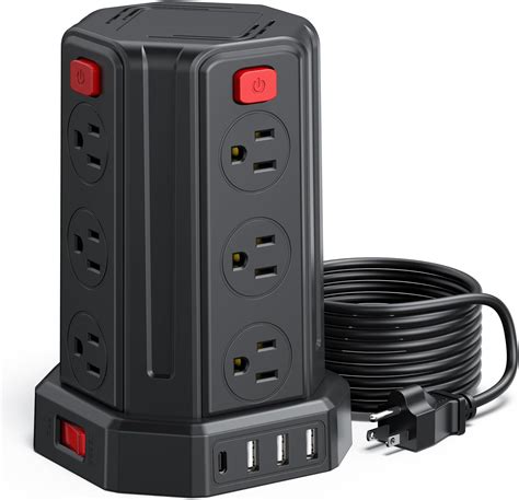 Amazon AnnTane Surge Protector Power Strip 10 FT Cord Power Strip