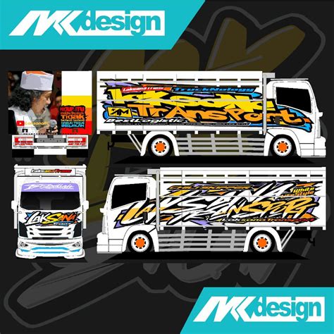 Jual Stiker Decal Full Body Stiker Printing Miniatur Truk Request