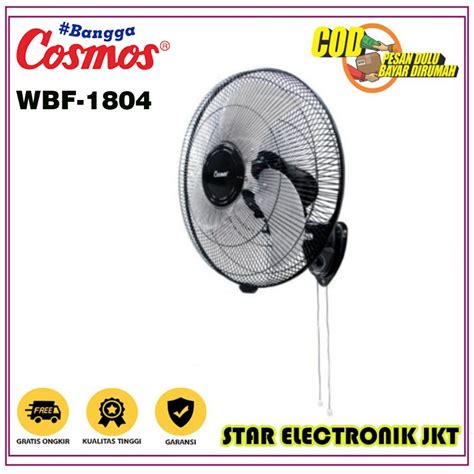 Jual COSMOS WBF 1804 Kipas Angin Wall Fan Dinding Besi 18 Inch Shopee