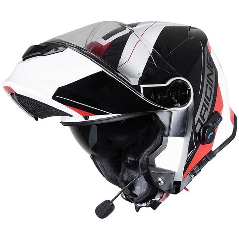 Modular Motorcycle Helmet with Bluetooth Origin DELTA BT Spike Red ...