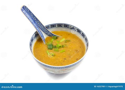 Chinese Bowl With Soup Stock Image - Image: 16327901