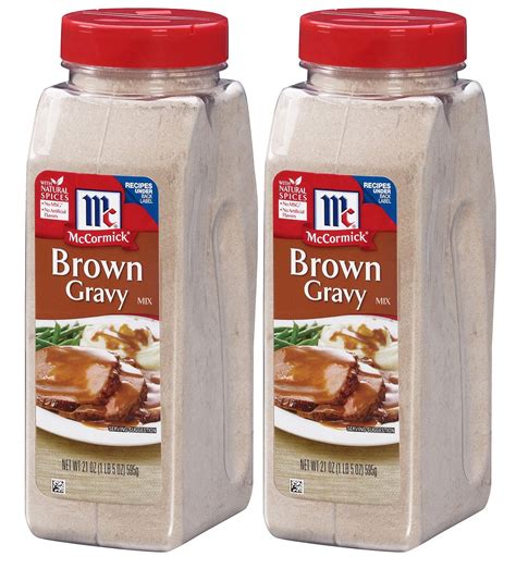 Product Of Mccormick Brown Gravy Mix 21 Oz Pack Of 2 Sauces [bulk