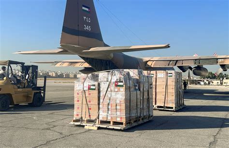 Jordan Sends First Plane With Relief Aid For Gaza