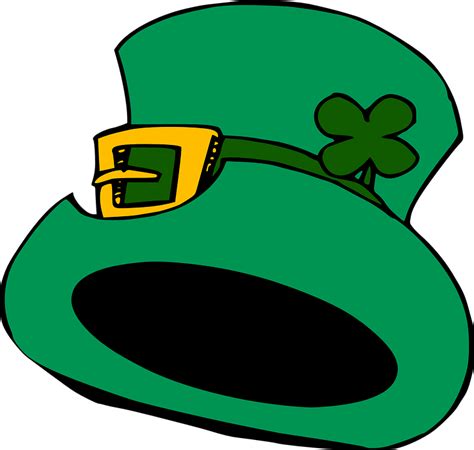 Free Vector Graphic Hat Green Irish Lucky Shamrock Free Image On