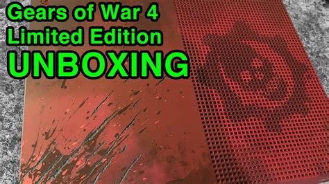 Gears Of War Xbox One S Unboxing Limited Edition Bundle Youtube